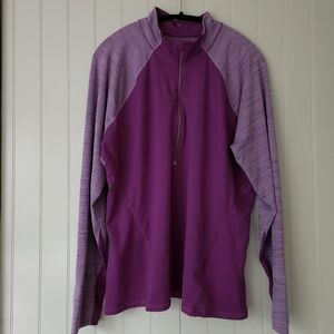 ATHLETA 1/4 Zip Long Sleeve Shirt~2X